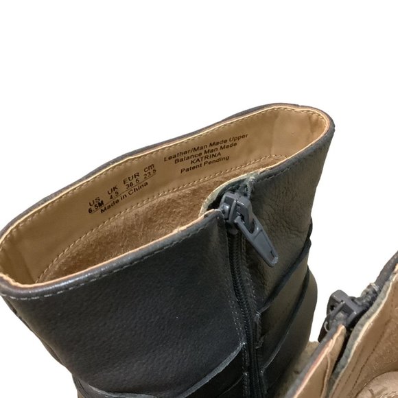 NEW! NATURALZIER Women's All GRAY Buckle Size Zip Almond Toe Bootie-Size 6.5 - Picture 3 of 9